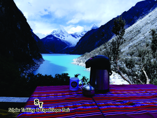 Mate de Coca laguna Paron